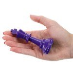 Bright Purple Staunton Chess Pieces - Half Set