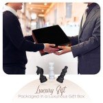 Luxury Marble Chess Set with Storage Box