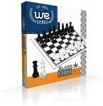 Elegant Black and Clear Glass Chess Set