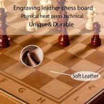 Portable 12" Magnetic Chess & Checkers Set