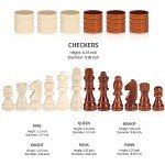 Portable 12" Magnetic Chess & Checkers Set