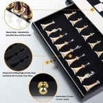 Wooden Chess Set with Storage Drawers and Extra Queens