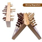 Magnetic Wooden Chess Set - 15 Inch Portable Game