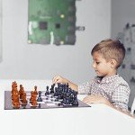 Large Portable Chess Set with Heavy Pieces