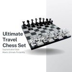 10" Portable Luxury Travel Chess Set with Storage