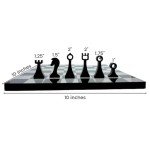 10" Portable Luxury Travel Chess Set with Storage