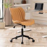 Ergonomic Faux Leather Swivel Desk Chair