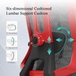 Ergonomic Mesh Office Chair with 3D Support