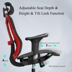 Ergonomic Mesh Office Chair with 3D Support