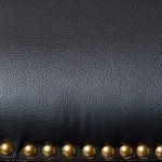 Black Vinyl Boss Captain's Chair with Casters