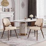 Mid Century Walnut Dining Chair Set of 2