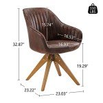 Modern Suede Armchair with Beech Wood Legs