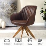Modern Suede Armchair with Beech Wood Legs
