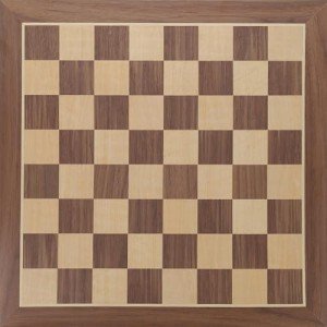 Classic Walnut Wooden Chess Board - 11.875 Inches