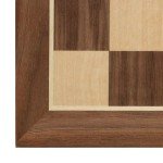 Classic Walnut Wooden Chess Board - 11.875 Inches