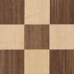 Classic Walnut Wooden Chess Board - 11.875 Inches