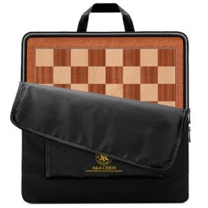 A&A 18.875" Mahogany & Maple Chess Board