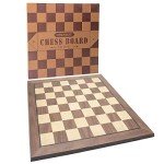 Wooden 15-Inch Chess Board for Beginners and Adults