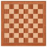 A&A 18.875" Mahogany & Maple Chess Board
