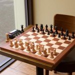 A&A 18.875" Mahogany & Maple Chess Board