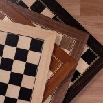 A&A 18.875" Mahogany & Maple Chess Board