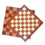 17-Inch Wooden Tournament Chess Board with Rules