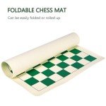 15.5" Roll-Up Portable Vinyl Chess Mat