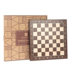 Woodronic 16" Maple & Cassia Chess Board
