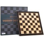 BIVOMON 21.25" Professional Wooden Chess Board