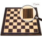 BIVOMON 21.25" Professional Wooden Chess Board