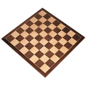Extra Thick 20" Tournament Chess Board - Walnut & Maple