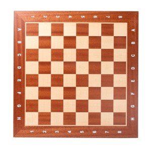 Professional Tournament Chess Board - Sapele & Maple