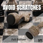 Oceanic Black Marble Chess Set with Storage Box