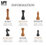 Elegant Black and Gold Marble Chess Set