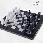 Marble Chess Set with Storage Box - 15 Inches