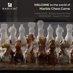 12-Inch Green Onyx Marble Chess Set