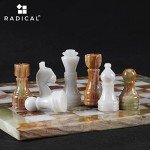 12-Inch Green Onyx Marble Chess Set