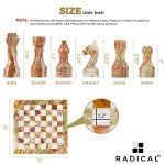 12-Inch Green Onyx Marble Chess Set