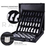 Marble Chess Set with Storage Box - 15 Inches