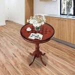 Modern Wooden Pub Table Set with Swivel Stools