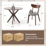 ERGOMASTER Small Dining Table and Chair Set
