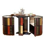 Nettlestone Library Chess Set Table and Chair Combo
