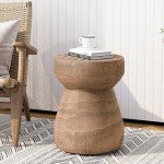 Sunbury 14" Outdoor Chessboard Side Table