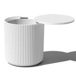 Outdoor Cooler Side Table for Patios - 2 in 1
