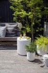Outdoor Cooler Side Table for Patios - 2 in 1