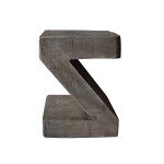 Ligia Light Gray Concrete Accent Table