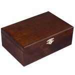 Wooden Chess Piece Storage Box for Standard Sets