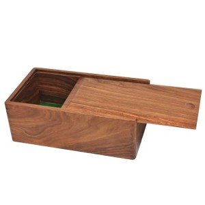 Elegant Sheesham Chess Storage Box with Sliding Lid