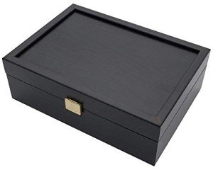 Wooden Chess Box with Storage for Standard Pieces