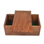 Elegant Sheesham Chess Storage Box with Sliding Lid